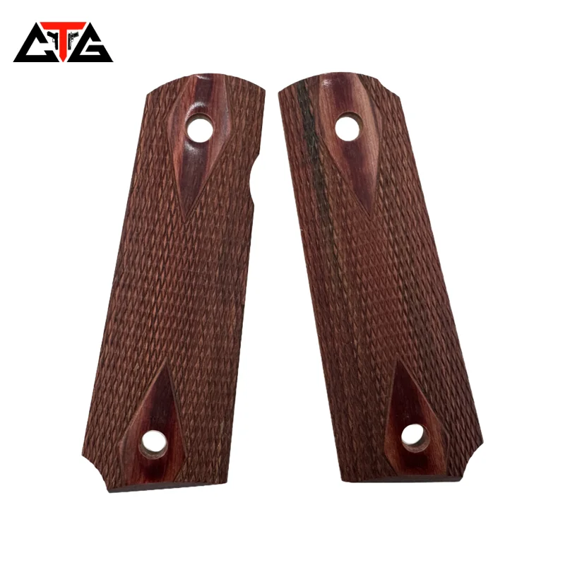 1911 Grips High Quality Laminated Wood Grips Special Diamond pattern Designs
