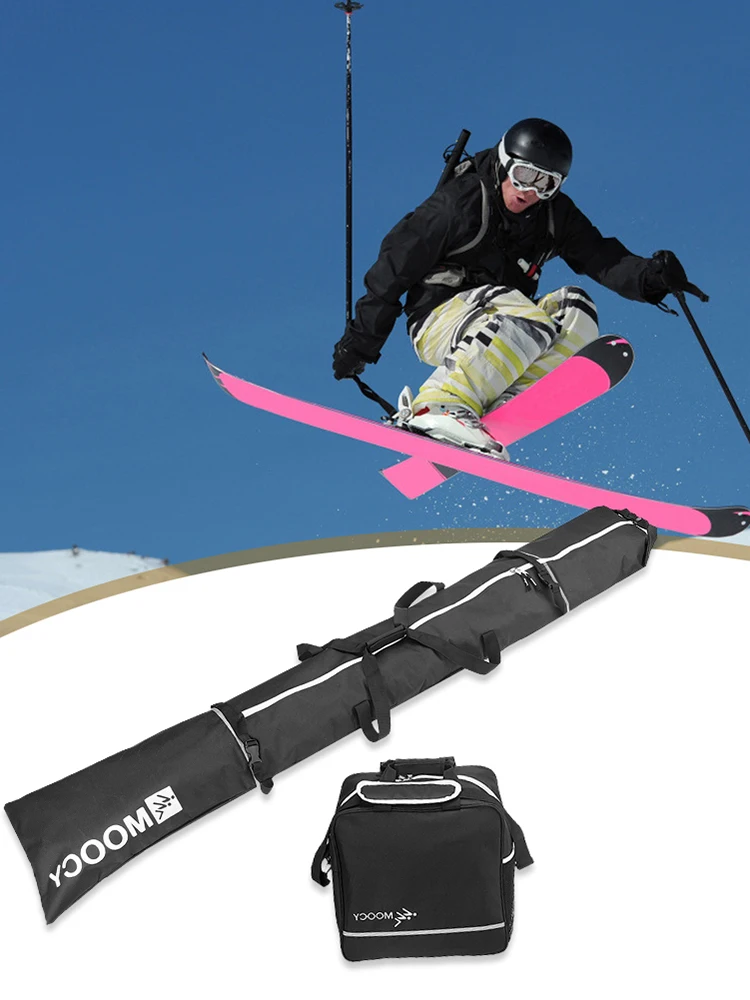 2개 세트 스키 방수 가방 & 부츠 토트 세트 스키 캐리어 가방 & 부츠 파우치 남녀용 스키 세트 부츠 가방 포함