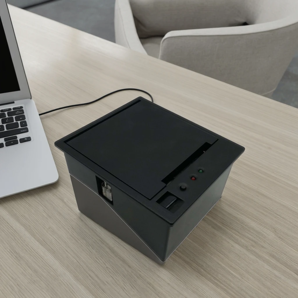 ATU&UTV58mm Mini Thermal Panel Printer POS Kiosk Embedded Printer 80mm/s Speed with USB RS232/TTL Interface