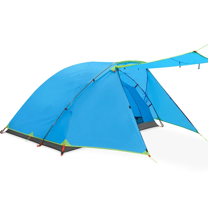 Outdoor waterproof double layer 2 man durable camping tent for hiking