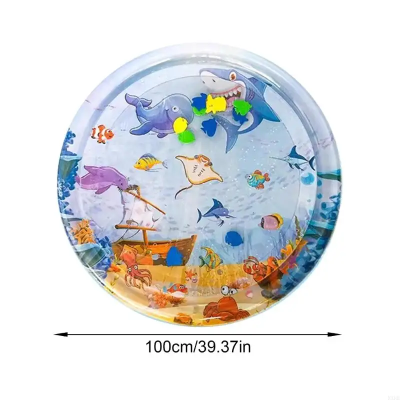 Pet Cooling Water Pad 100Cm Inflatable Cooling Bed For Small Dog Cats Exercice KXRE - view 4