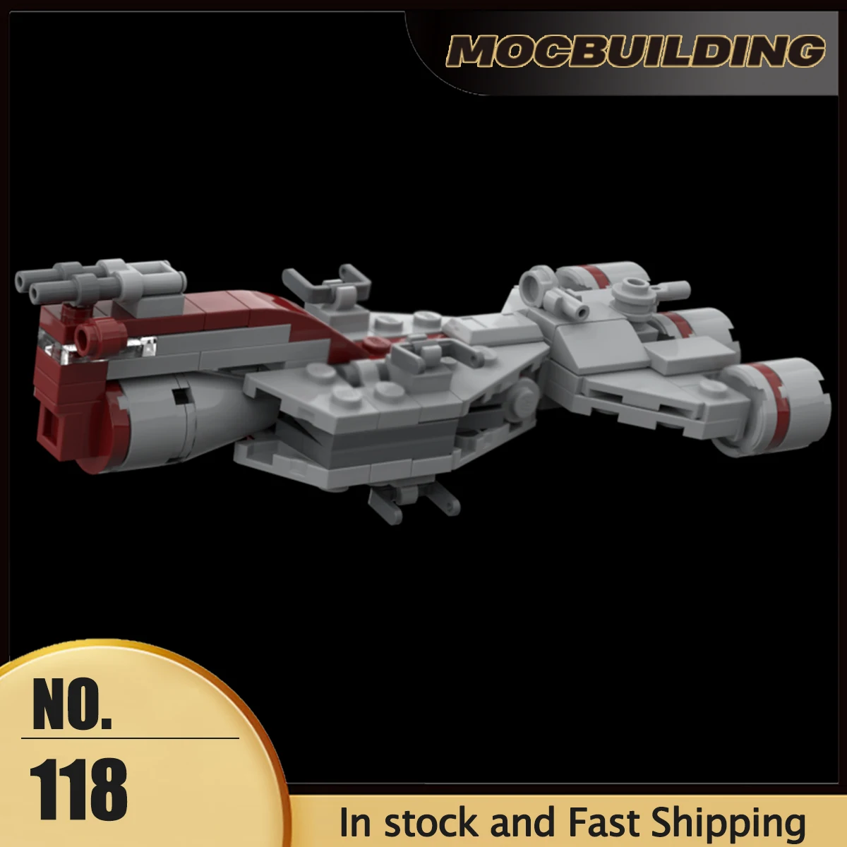 MOC Space Movie Series Republic Frigate Model Building Blocks Creative Toys DIY Assembly Bricks Collection Display Xmas Gifts