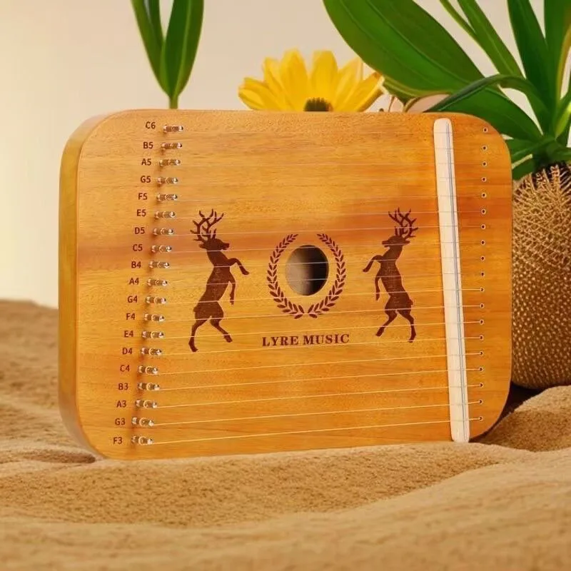 

19-string Wood Harp Beginners Adult Portable Small Lyre Children Professional Performance Harp Miniature Musical Instruments