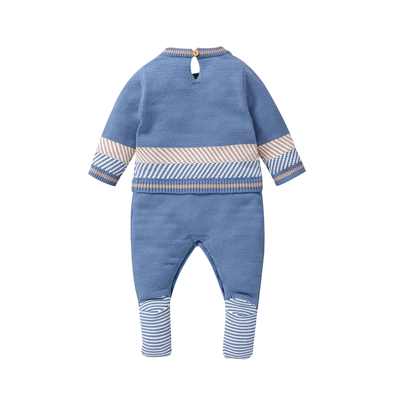 Skin-friendly Baby Rompers Long Sleeve Knitted Newborn Boys & Girls  Bodysuit Jumpsuits Autumn Winter Soft Infant Outfits