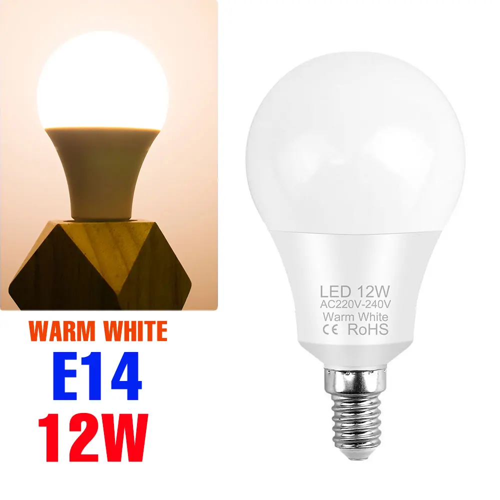 20W LED-lamp E27/E26 Plafondlamp E14 Kroonluchter Lampen AC220V Voor Thuis Slaapkamer Energiebesparende Zachte Verlichting Koel/Warm Wit