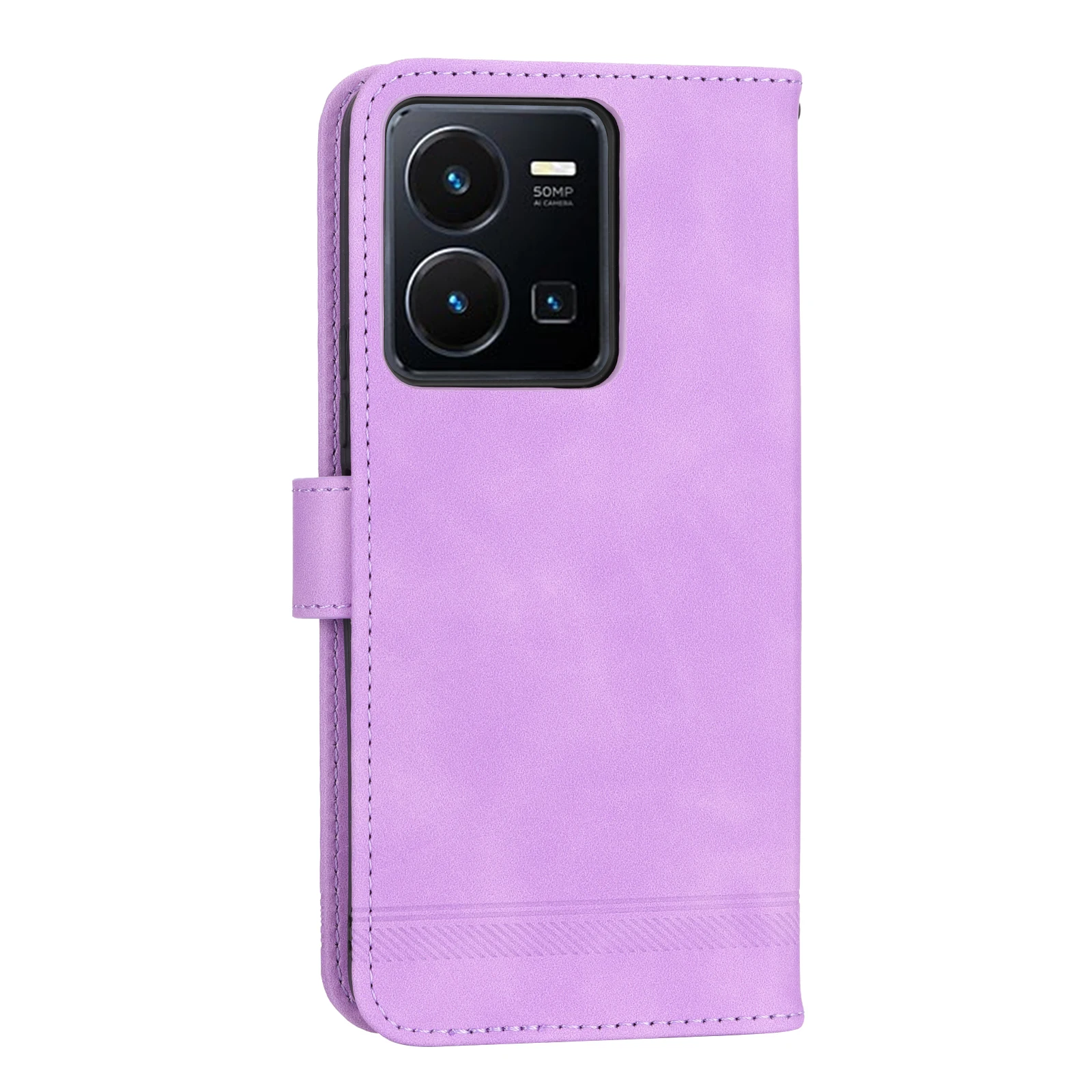 For VIVO Y27 4G Leather Case on For VIVO Y35+ Y36 Y22 Y22s Y56 5G Y16 Y02S 2023 2022 VivoY27 Wallet Card Holder Stand Book Cover