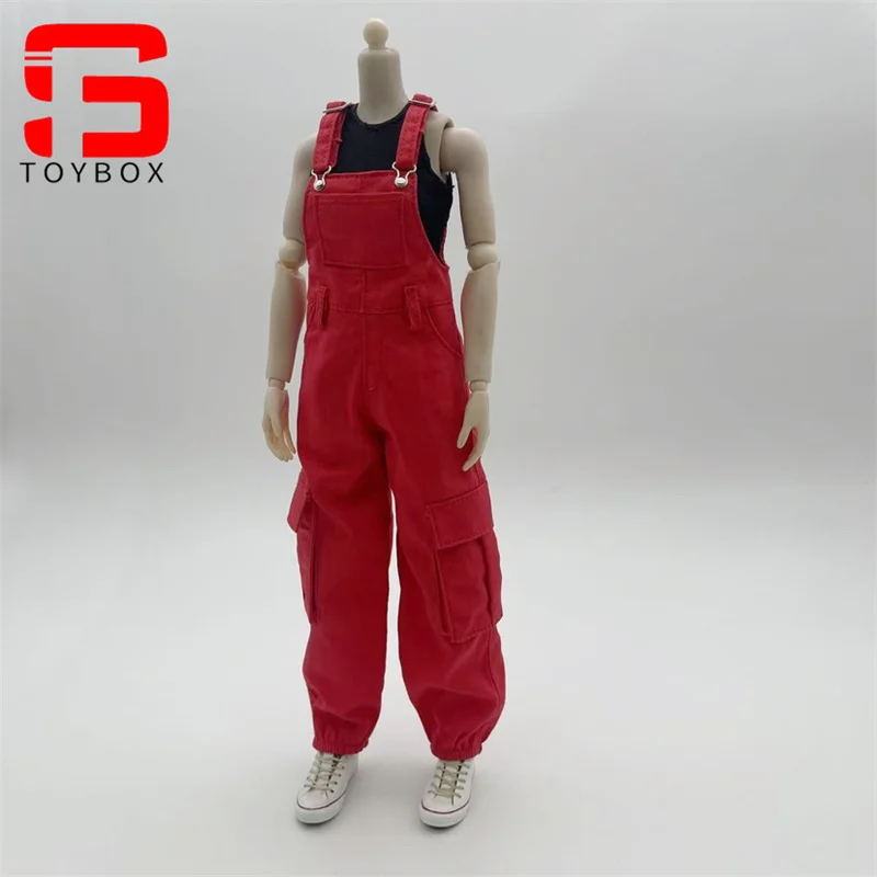 1/6 스케일 트렌디 캐주얼 스트랩 바지 의류 모델 12 인치 여성 군인 액션 피규어 바디 인형에 적합