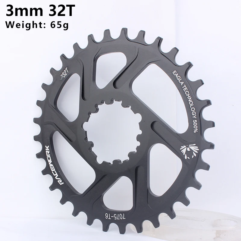 RACEWORK MTB 3/6mm Offset Kettenblatt Narrow Wide Mountainbike Kettenrad 32T 34T 36T 38T Krone für SRAM GXP NX 3-Loch Kurbelgarnitur – Detail 13