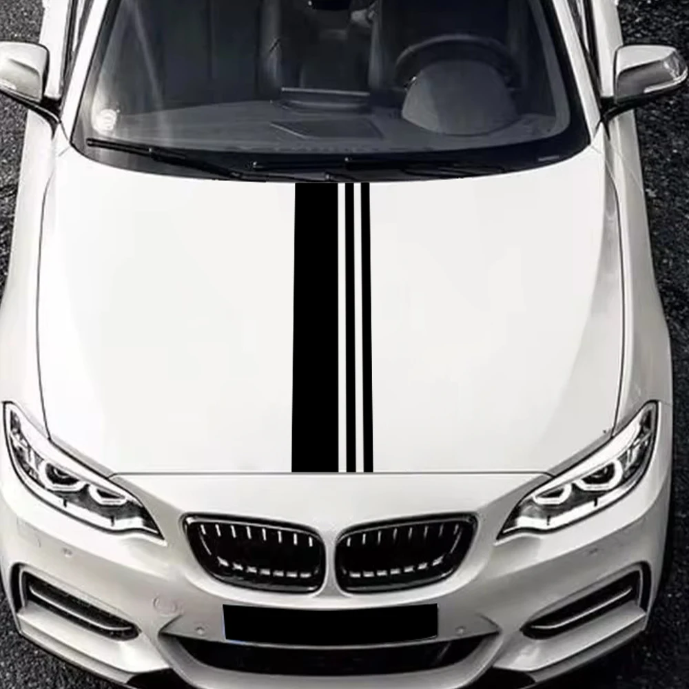 

Car Hood Sticker Cover Graphics Stripes Kits Decor Decal Vinyl Waterproof Decoration Auto Tuning Accessories for Cars SUV Truck