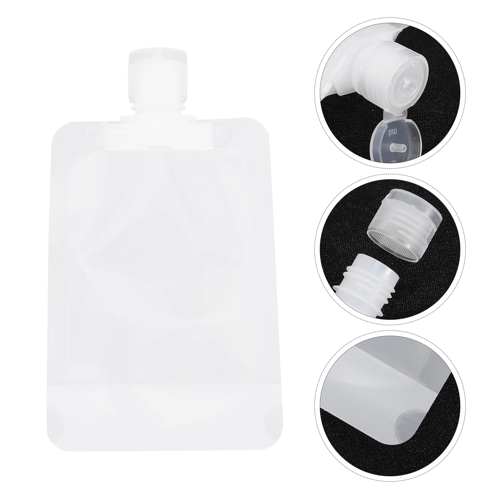 

20 Pcs Lotion Bag Portable Squeeze Pouches Shower Gel Empty Bags Shampoo Hand Soap Dispenser