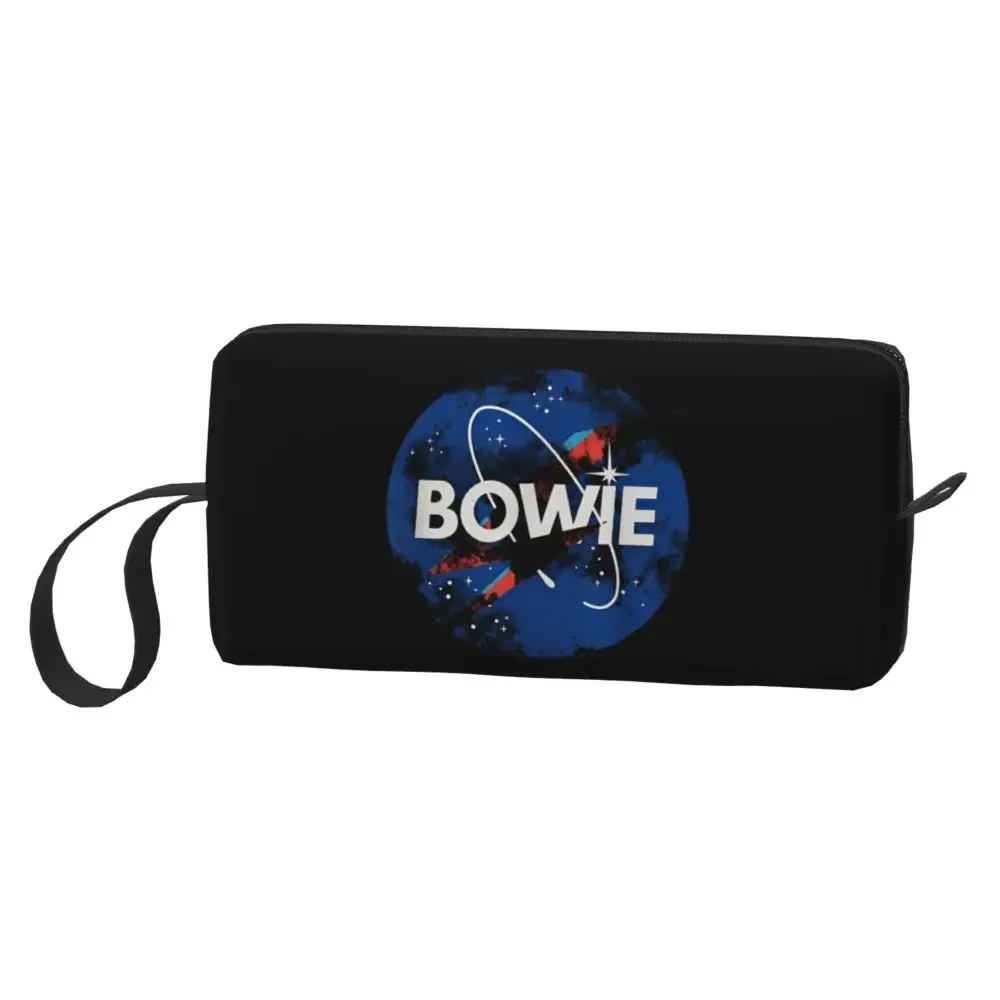 English Singer Actor Makeup Bag Large Cosmetic Bag Men Women Davids Bowies Toiletry Bags Accessories Organizer