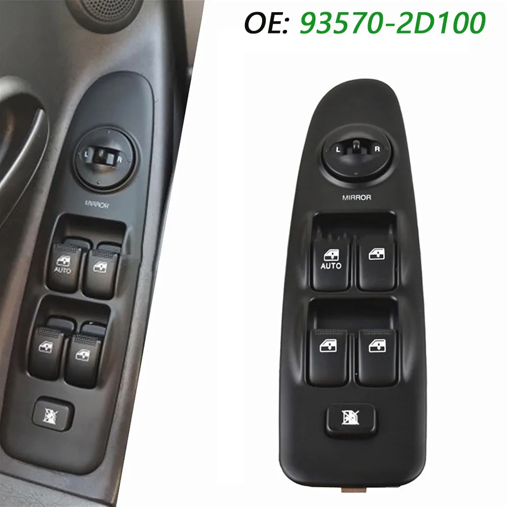 

Для Hyundai Elantra 2001 2002 2003 2004 2005 2006, главный переключатель управления электрическим стеклоподъемником 93570-2D100 93570-2D000