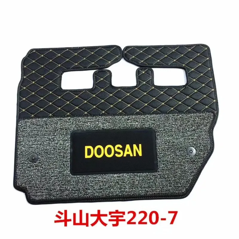 Excavator doosan daewoo DX55/60/75/150/220/225/260-7-9 cab floor rubber foot pad mat digger parts