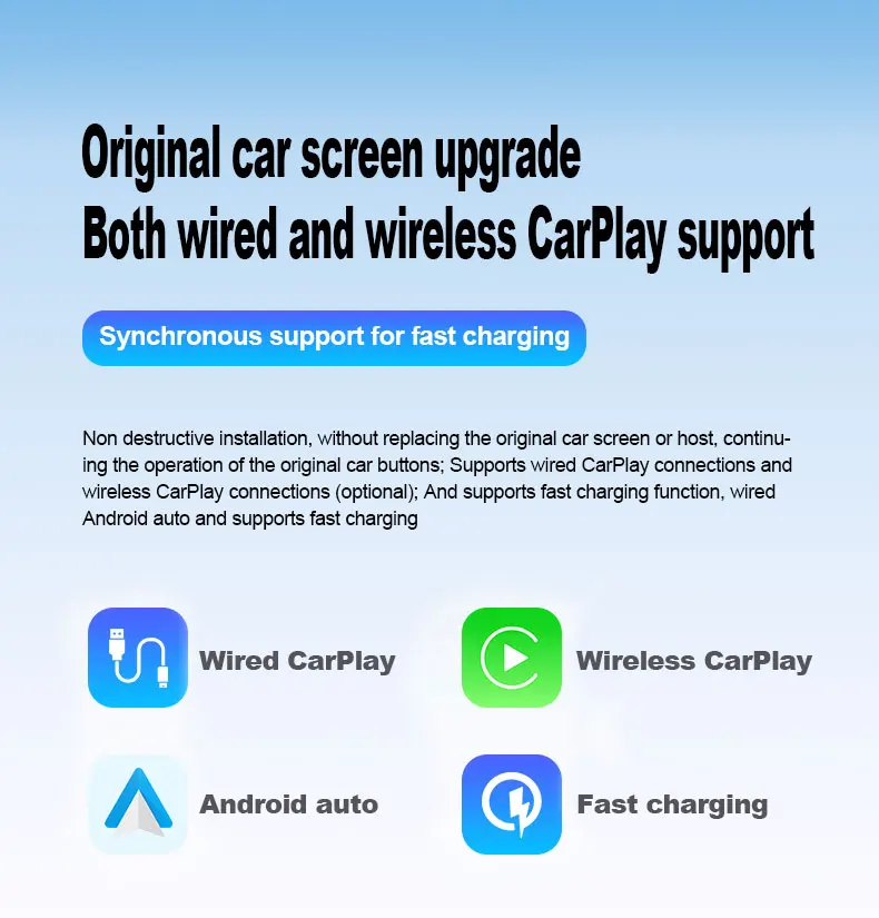 Typ-C-Schnellladung Carplay Android AUTO Wireless Connected Watch YouTube Netflix Videos für Mazda 2 3 6 CX30 CX5 CX8 CX9 MX5 – Detail 8