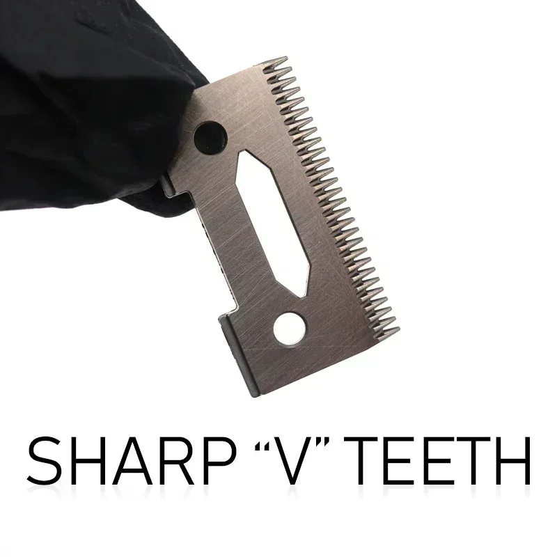 شفرات قطع سيراميك احترافية لـ MADESHOW M10/M5f/KM2296 رأس بديل متحرك لآلات تشذيب مقص الشعر