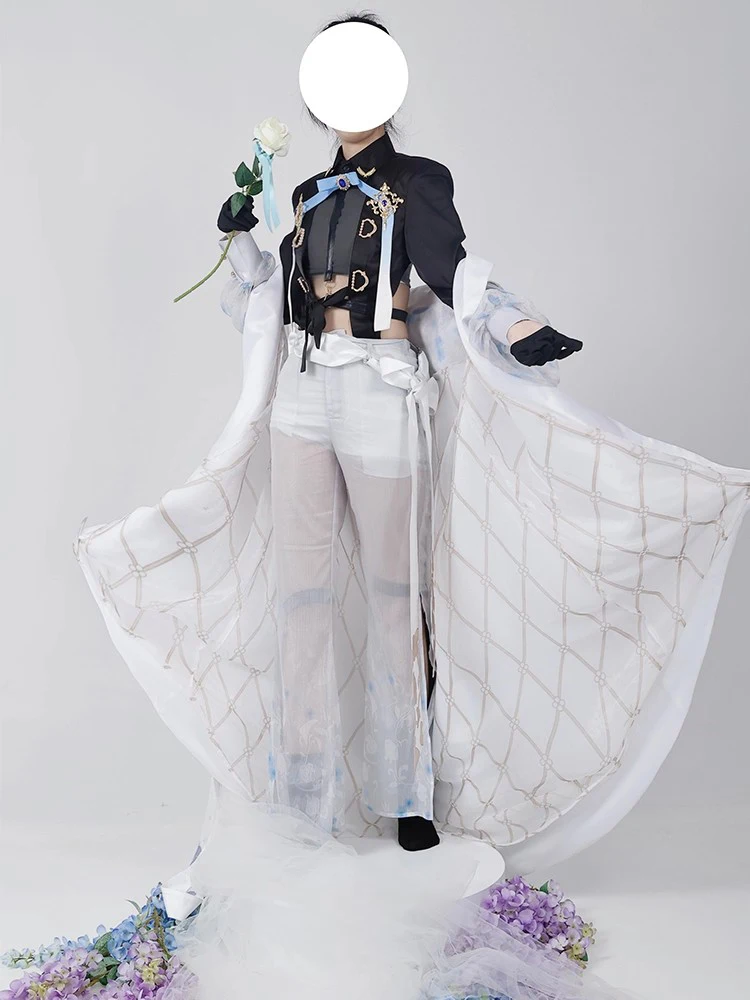 COS-HoHo Nu: بدلة لعبة كرنفال إدموند لليوم الربيع، زي رائع وسيم، أزياء تنكرية لحفلات الهالوين #4