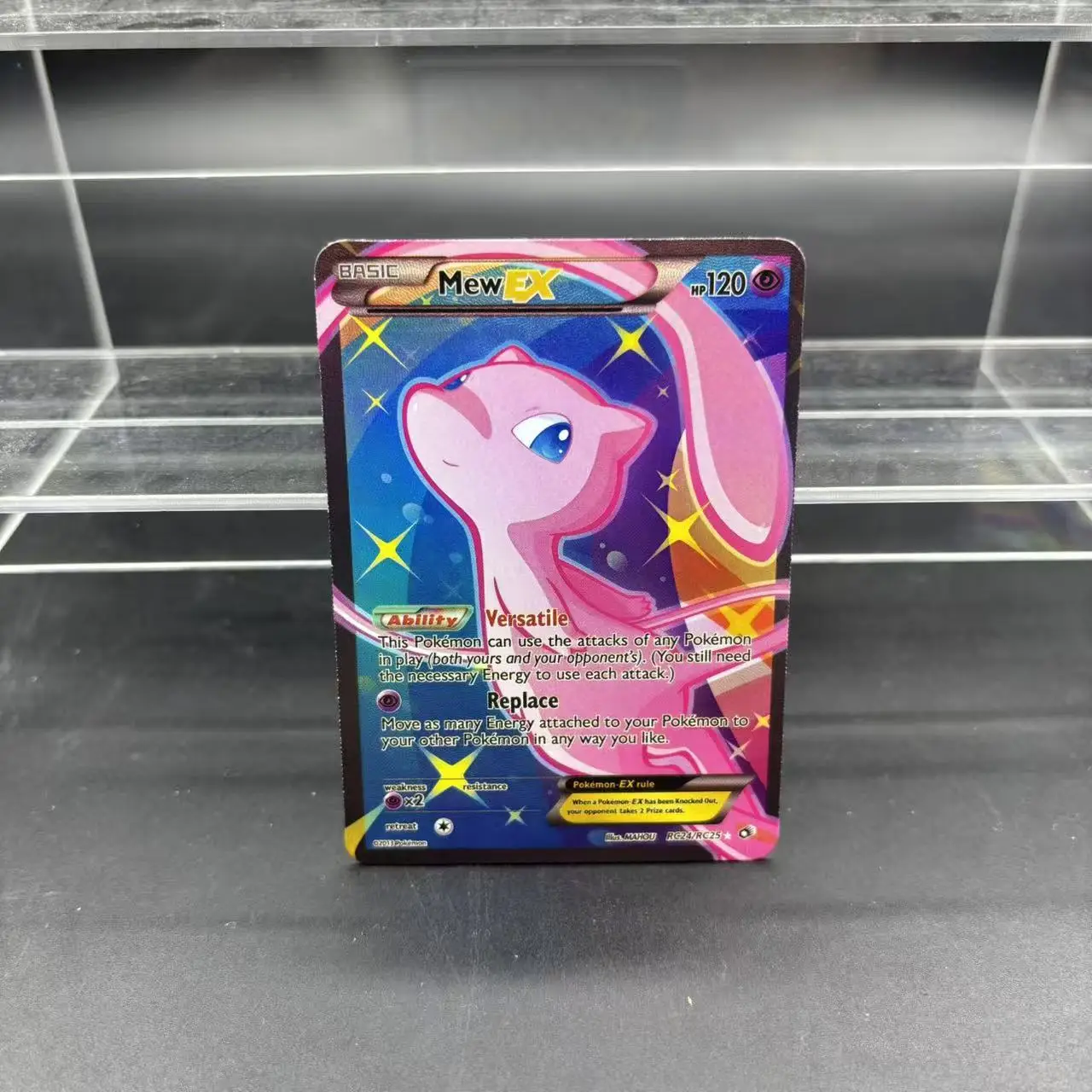 8 Teile/satz Ptcg Ex Lugia Gengar Giratina Charizard Mew Englisch Flash Karte Lucario Diy Selbst Made Anime Sammlung Karte