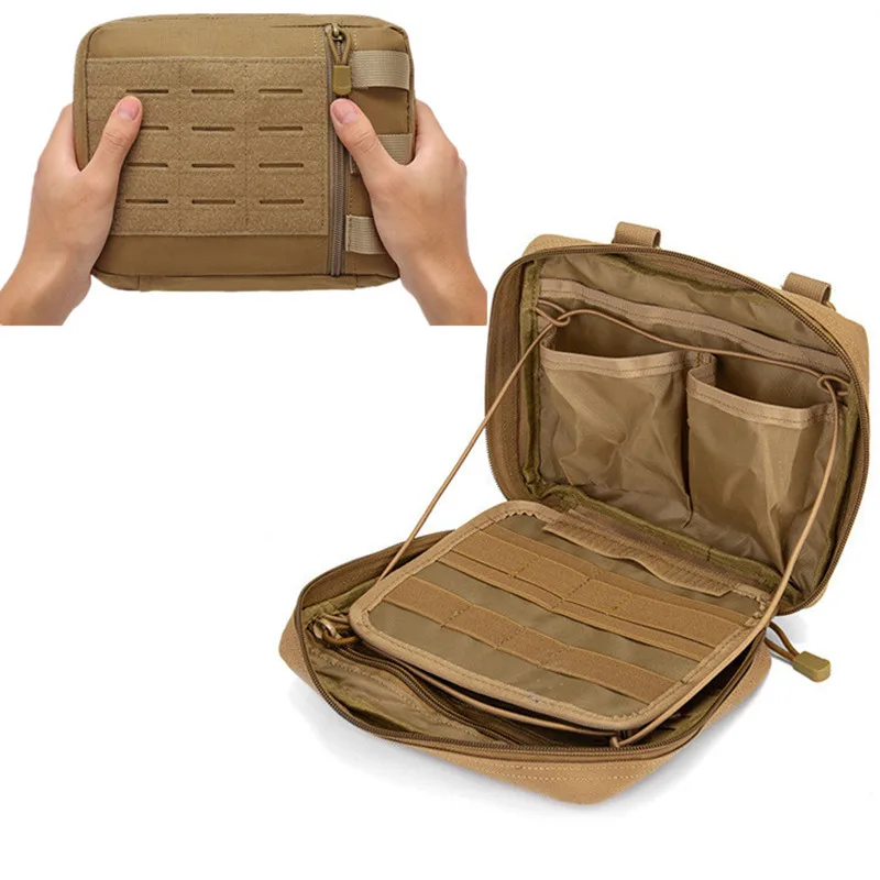 

Тактическая сумка для хранения Molle Admin, многоцелевая сумка для утилит с лазерной резкой, модульный органайзер EDC, сумка для инструментов