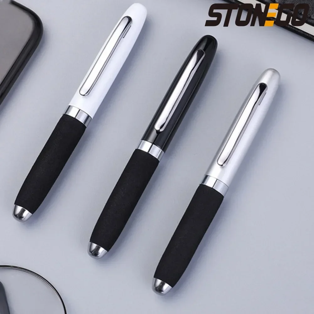 STONEGO Mini Pocket RollerBall Pen Metal Short Clip Fashion Wallet Travel Gift Pen