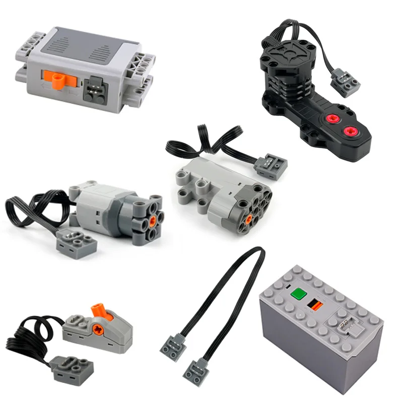 Monster Motor 5292 tecnología piezas de bloques de construcción funciones de potencia L/Servo Motor juguetes ensamblados ladrillos MOC modificados Accesorios