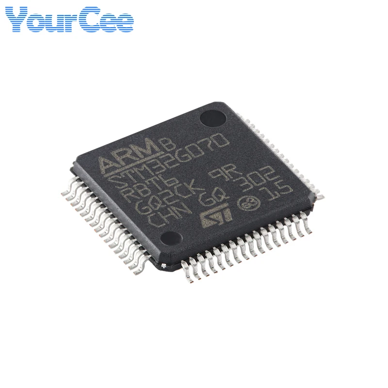 10pcs/1pc STM32G070RBT6 STM32G STM32G070 STM32G070RBT LQFP-64 ARM Cortex-M0+32-bit Microcontroller-MCU IC 2V To 3.6V