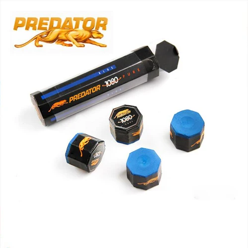 Imagen 2 del producto Original auténtico PREDATOR 1080 tiza pura tiza para taco de billar 5 uds tiza azul de billar tiza para jugador profesional taco tiza