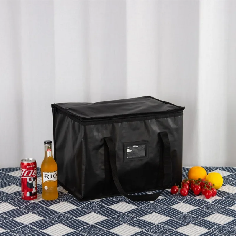 Insulated Cooler Bag, Large Capacity Thermal Lunch Tote, Waterproof Portable Ice Pack for Picnic, Food Delivery, Outdoor Camping