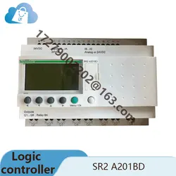 New original SR2 A201BD Zelio 20-bit logic controller with panel 24VDC voltage with 12-bit input and 8-bit relay output