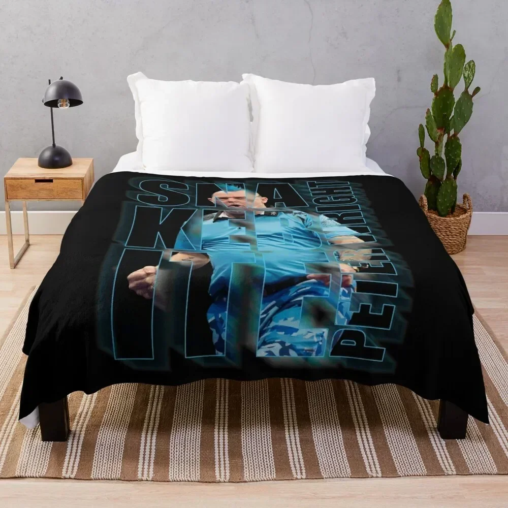 

Crazy Legend Peter Wright darts Throw Blanket Warm Accent Blanket for Living Room Decoration