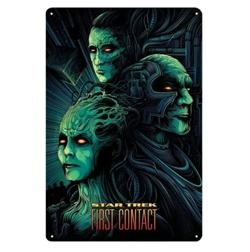 Y1,First Contact Movie Metal Poster Tin Sign 20x30cm Collectable Plate-aluminum