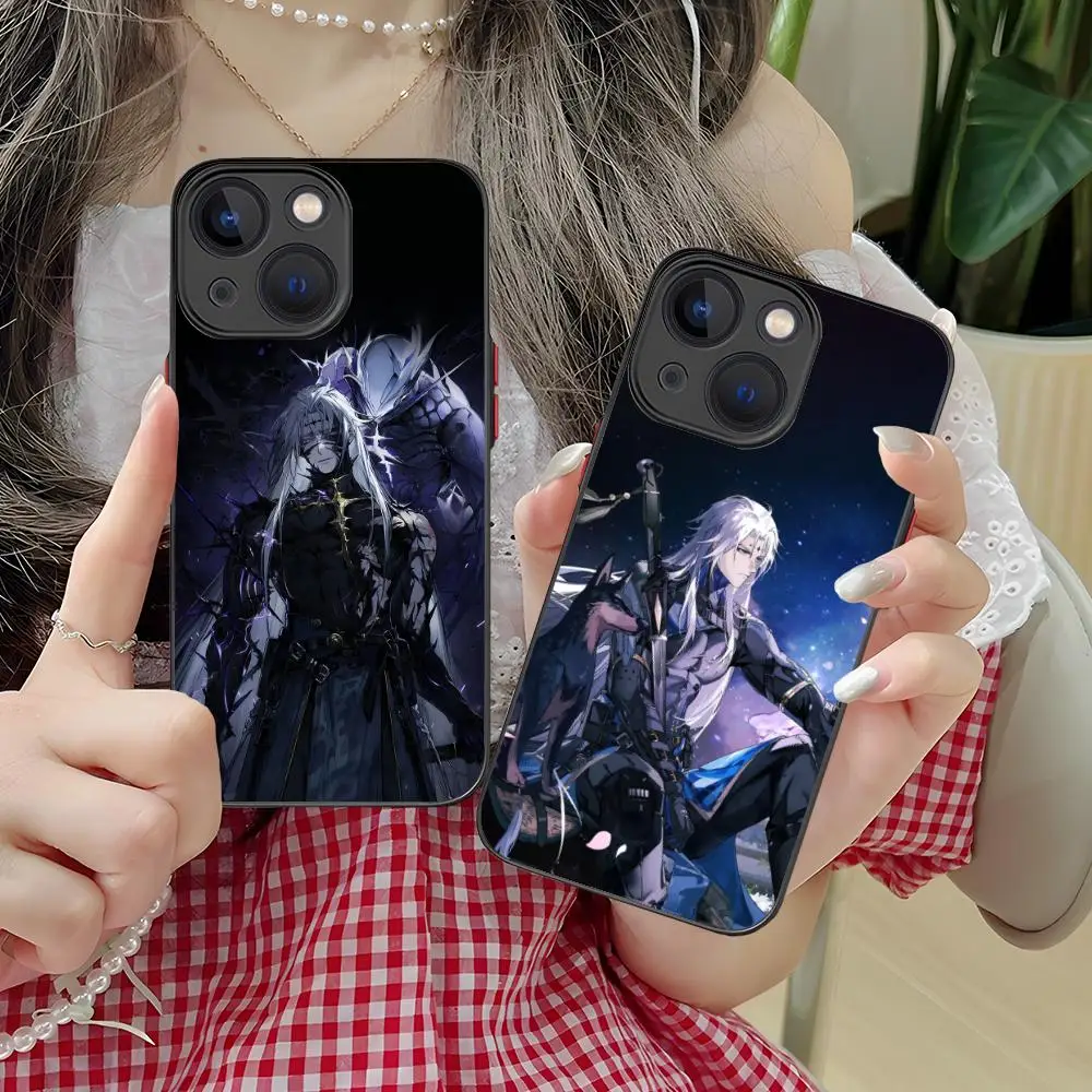 Wuthering Waves Calcharo Phone Case for iPhone 17 16 15 14 13 12 11 X XR XS 8 7 Pro Max Plus Mini Colour Silicone Cover Cover