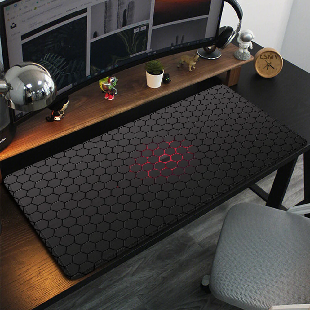 Geométrica Pad Teclado Gamer, PC Cabinet Mouse Rug, Acessórios Para Jogos, Mat Desk, Mousepad, Office Mats, XXL, Velocidade