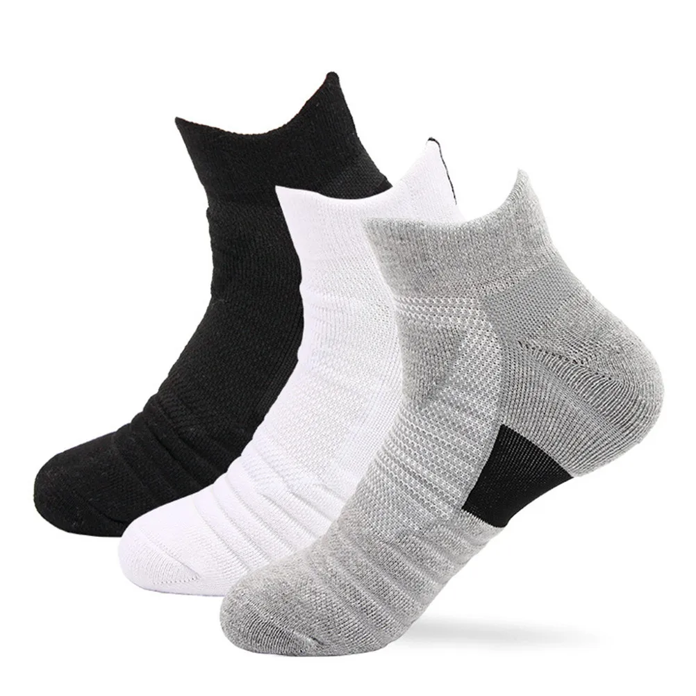 

6Pairs Men Premium Breathable Running Socks Elastic Non Slip Short Socks for Basketball Gym Hiking Sports Outdoor Activities