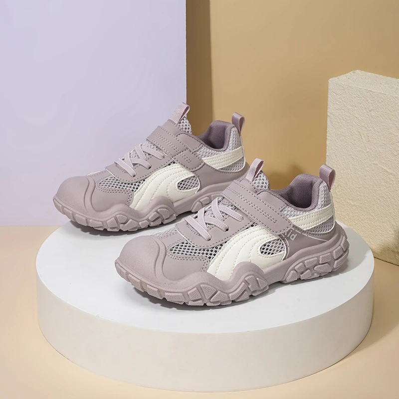 2026 New Fashion Kid's Sneakers Hot Sales Mesh Breathable Comfortable Wear Resistant Non-slip Soft and Lightweight Girl's Shoes