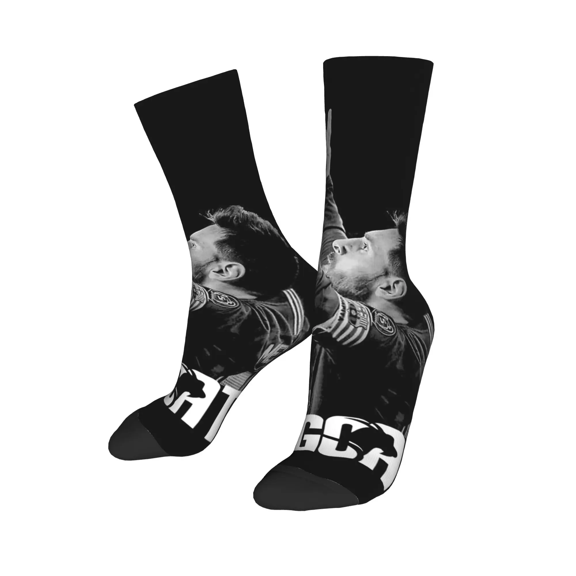 

Happy Funny Male Men Socks Crazy Football Messis Sock Polyester Sport Women Socks Spring Summer Autumn Winter