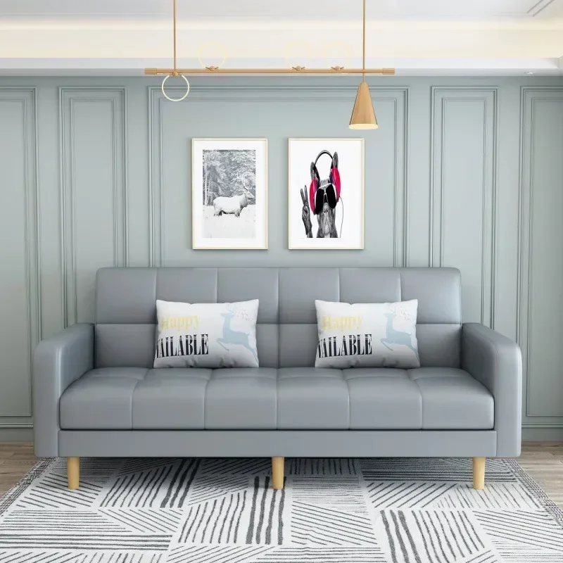 Household Goods Simple Andl Sofa Technology Fabric Sofa Small House Rental Household Simple And Modern Integrated Sofa Bed