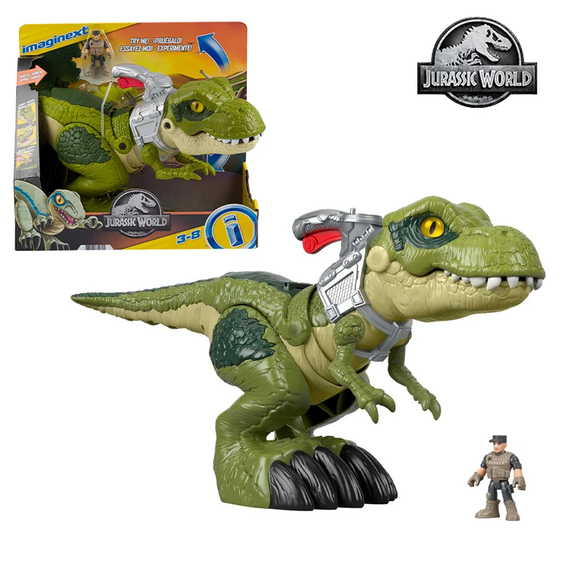 Jurassic World Mega Mouth T.Rex Chomping Toy Dinosaur Tyrannosaurus Rex Model Action Figures Toy Boys Birthday Gifts