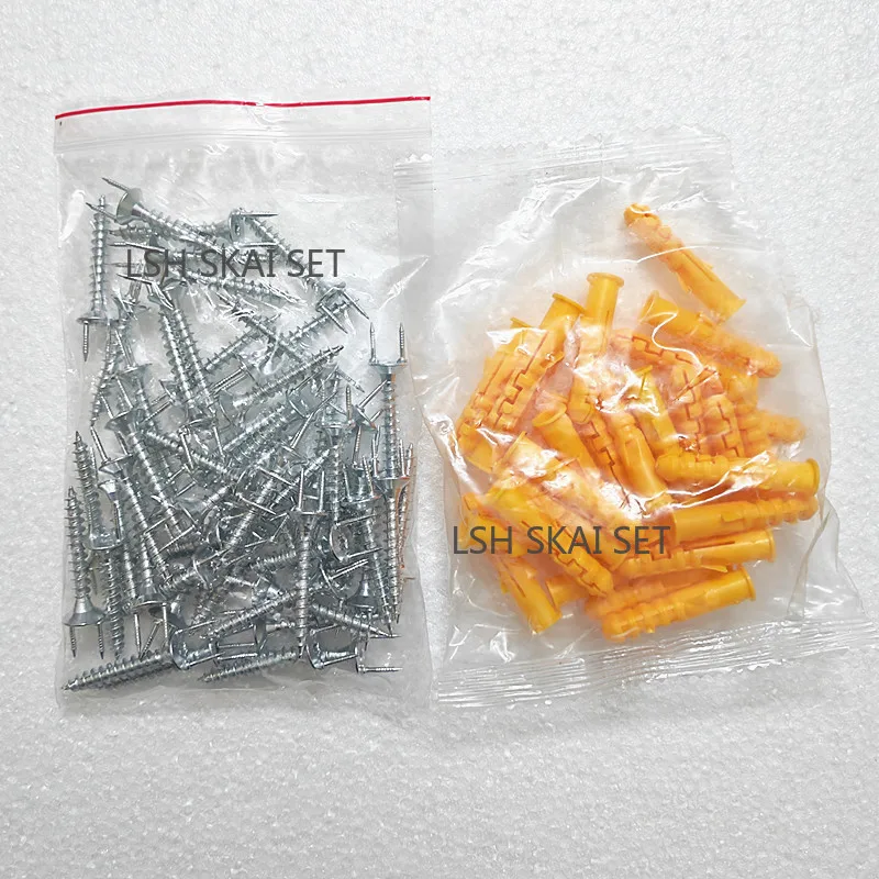 50/100 PCS Steel Galvanized Special Skirting Wire Headless Double Headed Nail Decoration Invisible Self Tapping Sheep Horn Nail