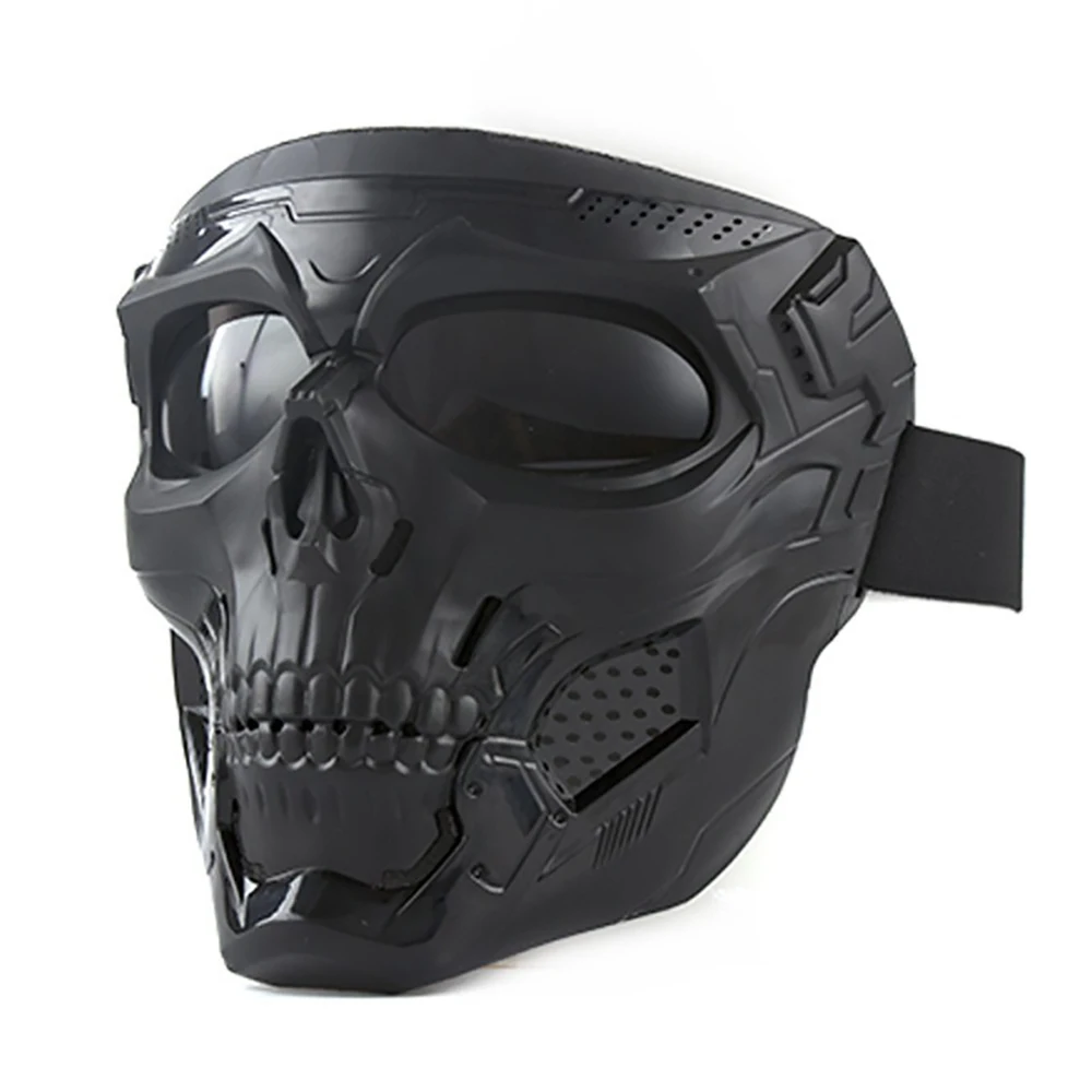 AliExpress NONE New Skull Riding Goggles Motorbike Mask Windproof Riding Glasses Ski Goggles Retro Mask Off-road  Outdoor Cycling Bike Mask