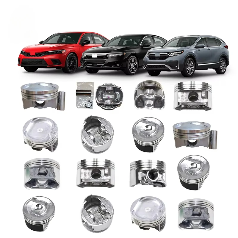 Meileng Car Engine Forged Piston And Rings for Ho-da Civic City Cr-v Crv Accord Fit Jazz Odyssey Vezel HR-V 2021 2022