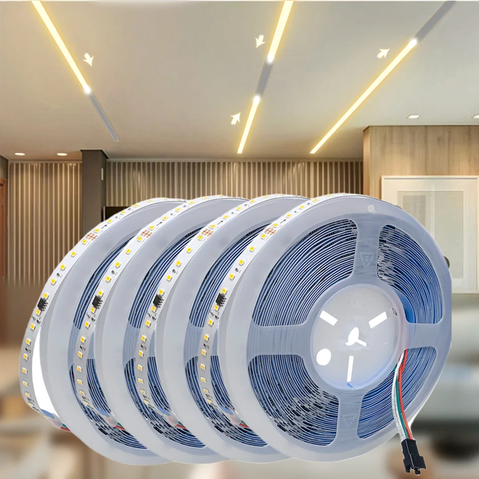 ws2811-2835smd-dc24v-tira-led-perseguindo-luz-de-agua-corrente-120leds-m-com-refluxo-letreiro-branco-natureza-branco-quente-5m-10m