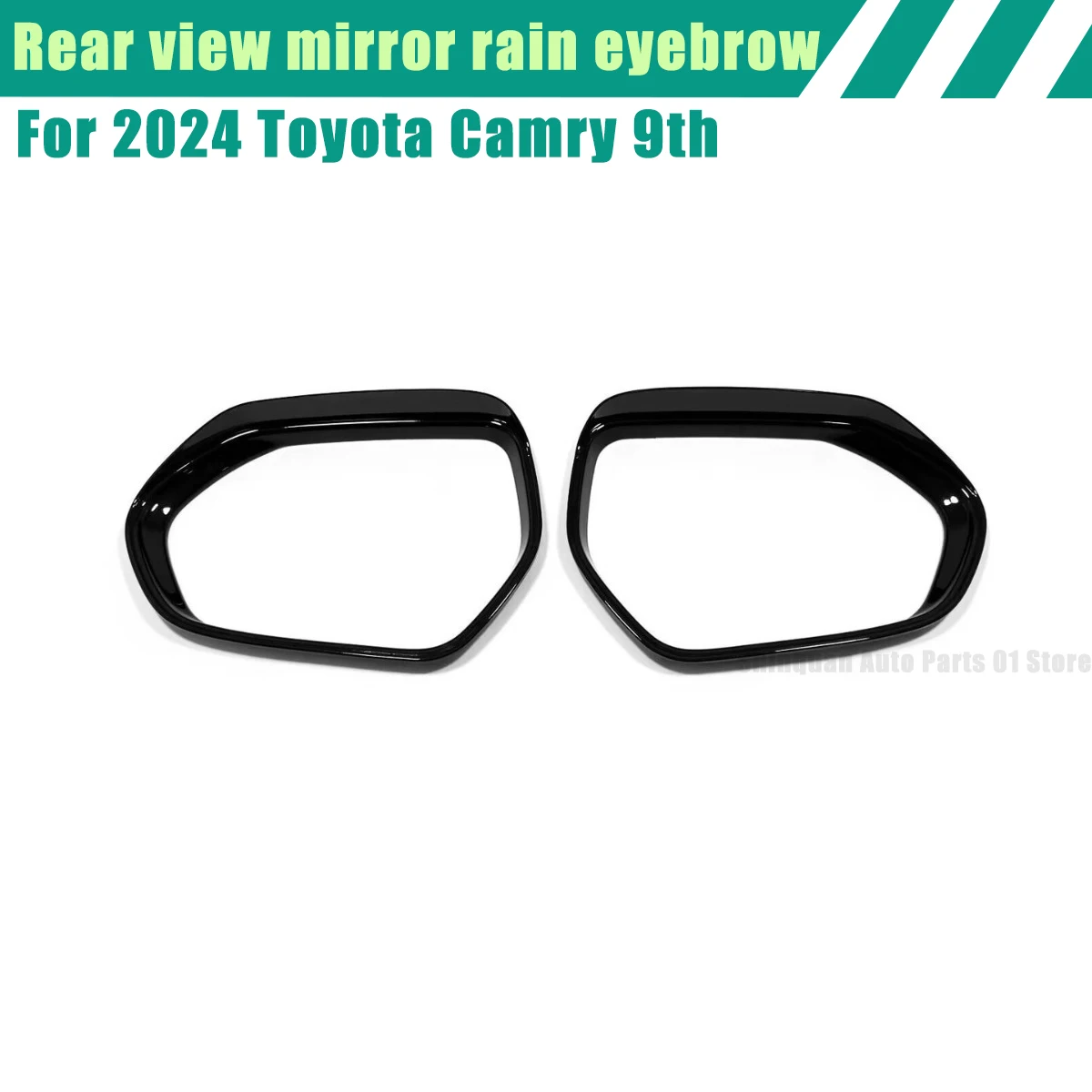 For 2024 Toyota Camry 9th Gen Side Mirror Rain Guards, Anti-Rain Visor & Decorative Trim, Mirror Accessory