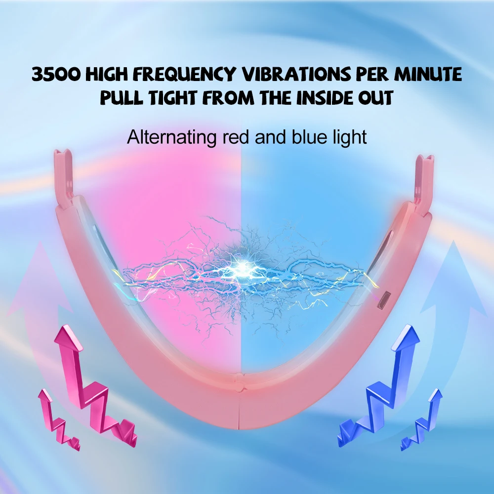 フェイスリフトデバイス,マイクロカレント振動マッサージャー,v字型,ledフォトンセラピー,ダブルチンリムーバー,フェイスリミング