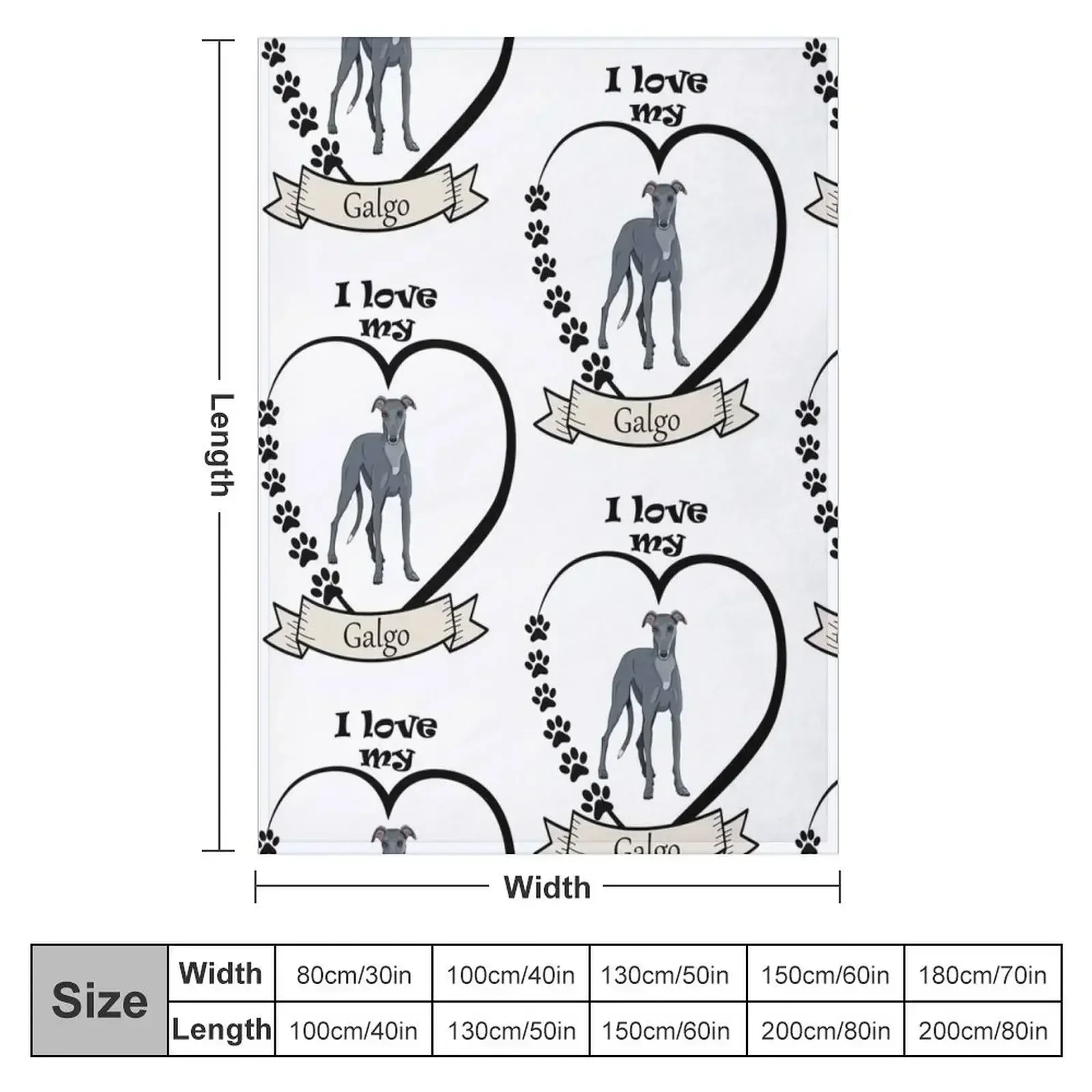 Grey greyhound (galgo) Throw Blanket Travel Thermals For Travel Giant Sofa warm for winter Nap Stuffeds Blankets