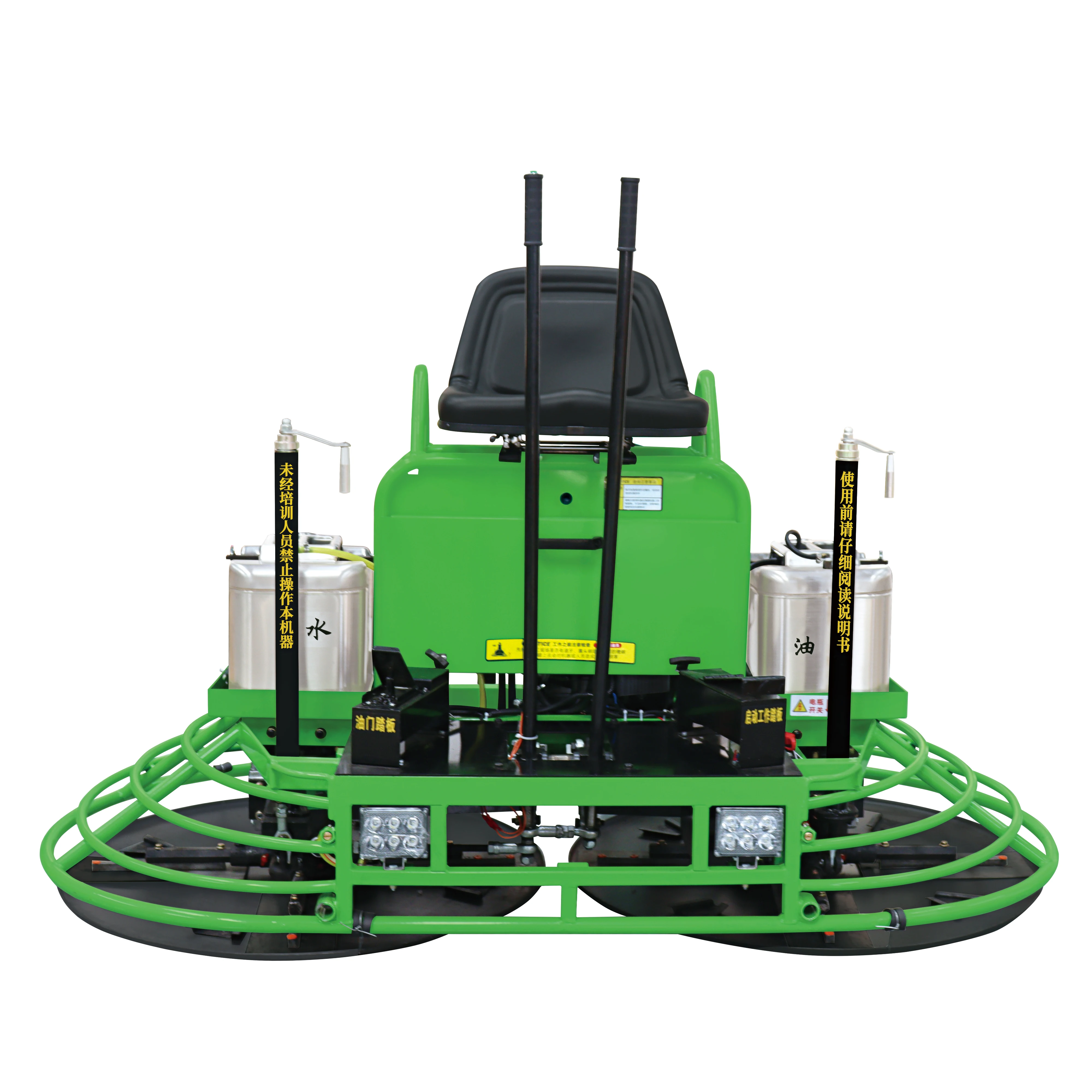 Gasoline Manual Ride On Vibrating Concrete Machinery Power Trowel Driving Type Leveler Power Trowel For Construction