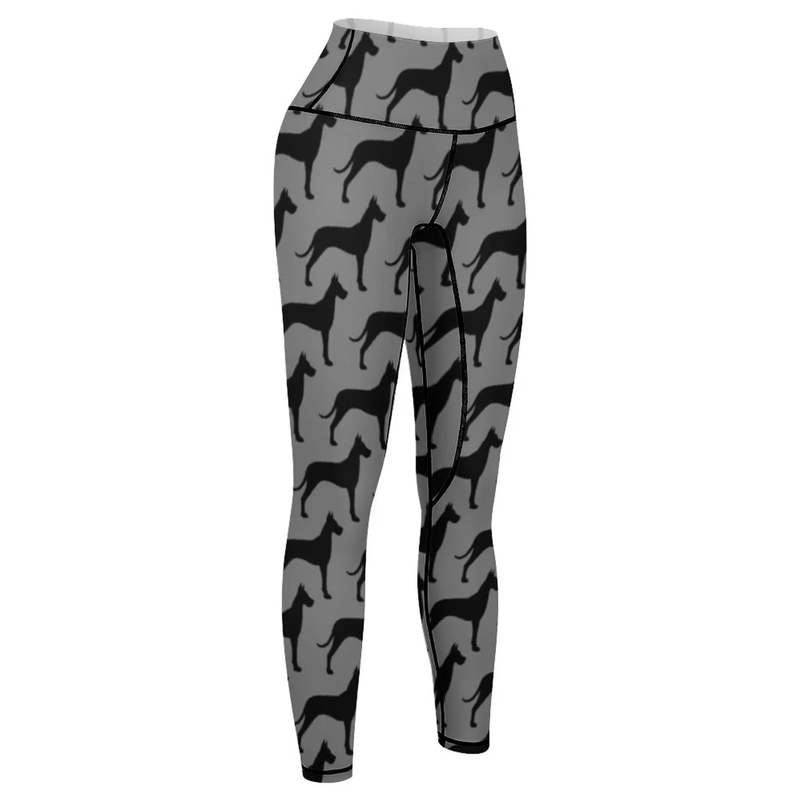 Great Dane Silhouette(s) Leggings jogging pants Pants sport Womens Leggings