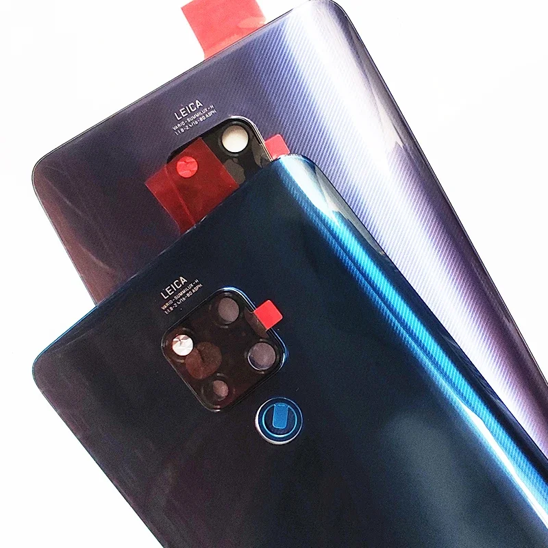 New  back Glass For Huawei Mate 20X 4G 5G EVR-L29 N29 Battery Cover Door Rear Housing Case With Camera Lens