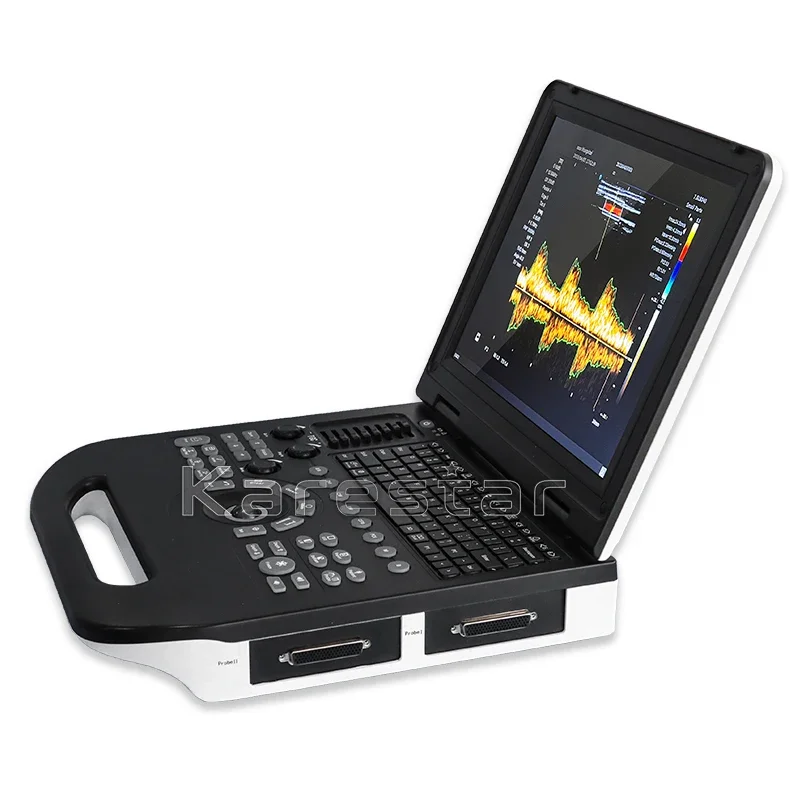 15 Inches LCD Screen Gynecology Use Best Quality Portable 3D Color Doppler Ultrasound Machine