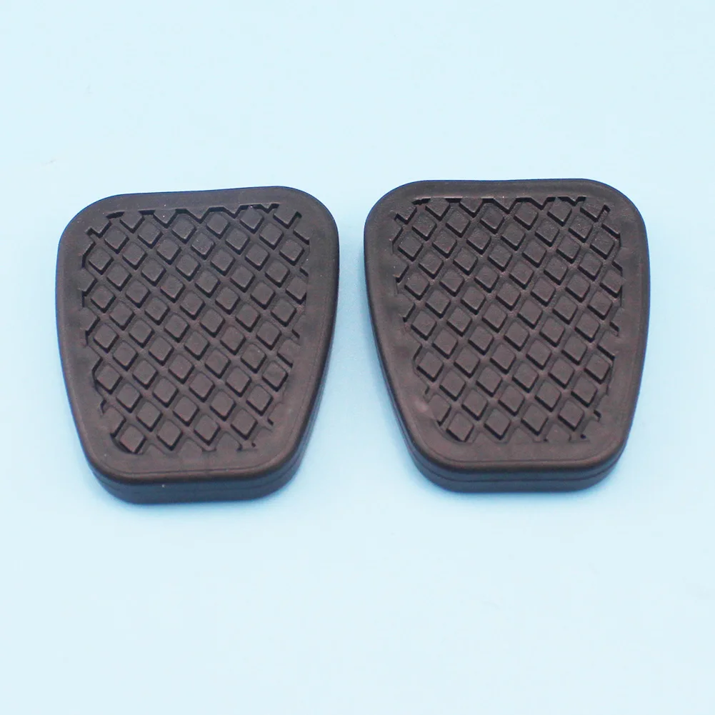 2PCS Manual Transmission Brake Clutch Pedal Pad Cover 46545-538-010 for Honda CR-V CR-X Fit Acura NSX