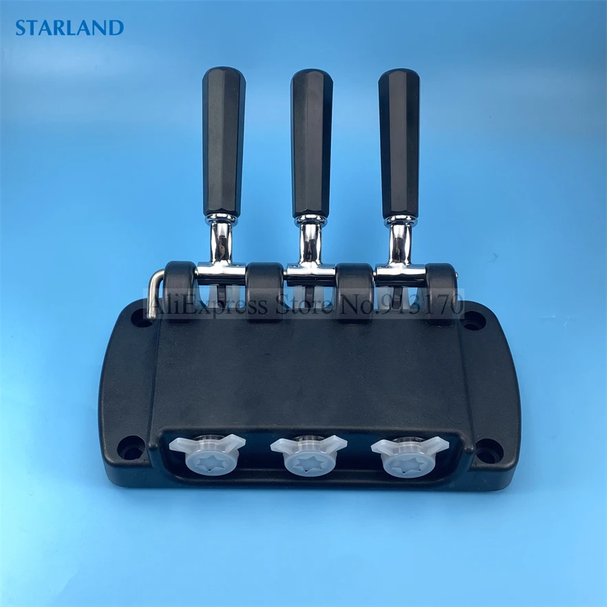 Full Set Of Panel Block Front Discharge Face Door Fittings Spare Parts Of ZM Soft Serve Ice Cream Machines With 3 Handle Levers